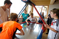 Kinder und Teenager beim Spielen im Loft im Familienurlaub in Kärnten